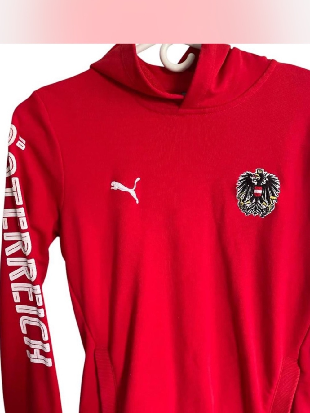 NWOT AUSTRIA NATIONAL TEAM 2018/2019 TRAINING FOOTBALL HOODIE-PUMA